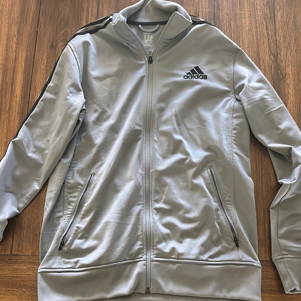 Adidas Men's Gray Track Jacket
